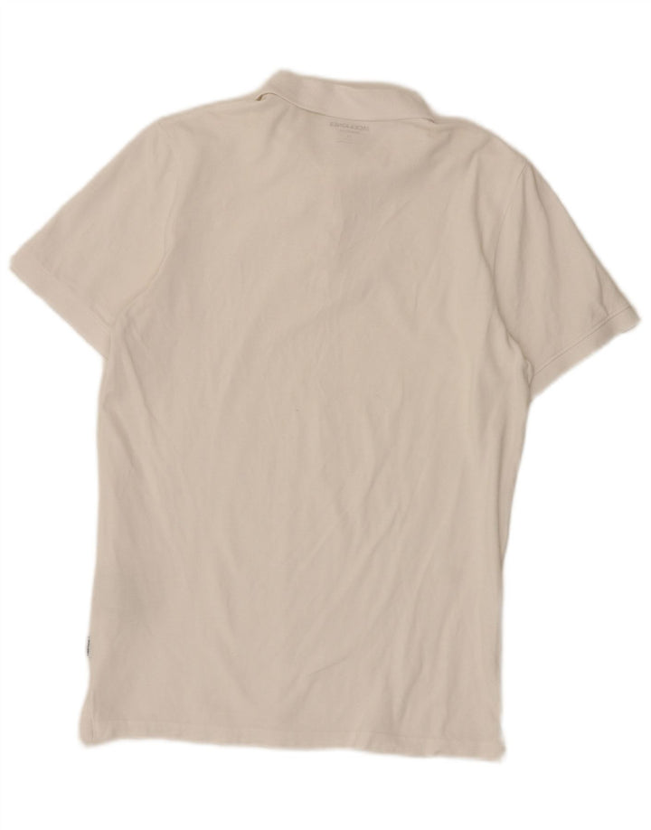 Jack & Jones Polo Regular Fit De Algodón Blanco Medio Hombre