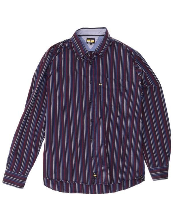 Navigare Camisa Hombre XL Azul Marino Rayas