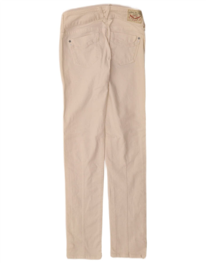 Vaqueros ajustados para mujer Tommy Hilfiger W25 L32 Algodón blanco