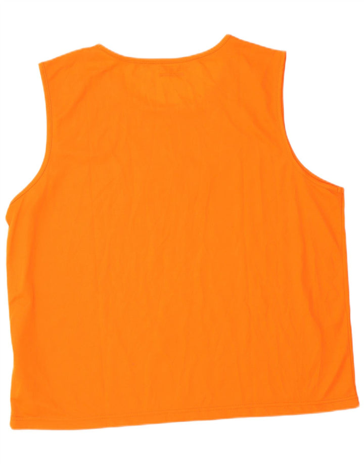 Kappa Hombre Graphic Vest Top XL Naranja Poliéster