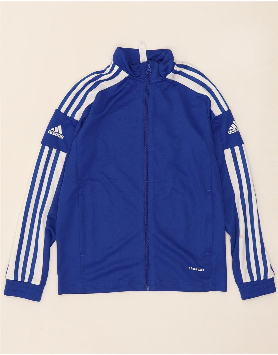 Adidas Chicos Aeroready Chándal Top Chaqueta 11-12 Años Azul Poliéster