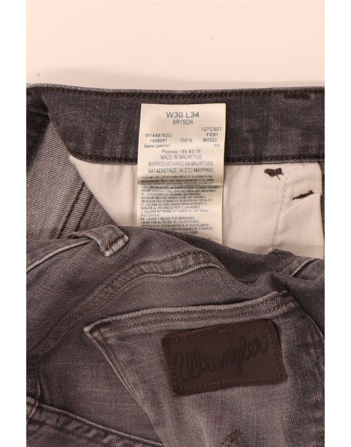 Vaqueros Wrangler Mujer Slim W30 L31 Algodón Gris