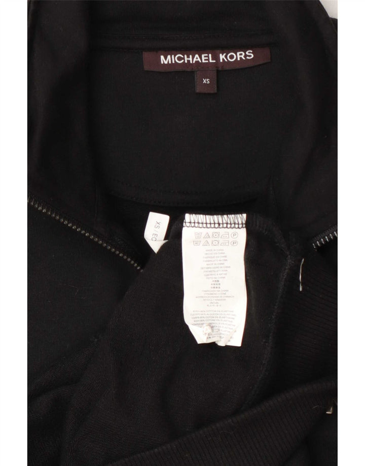 Michael Kors Chaqueta de chándal para hombre XS Algodón negro
