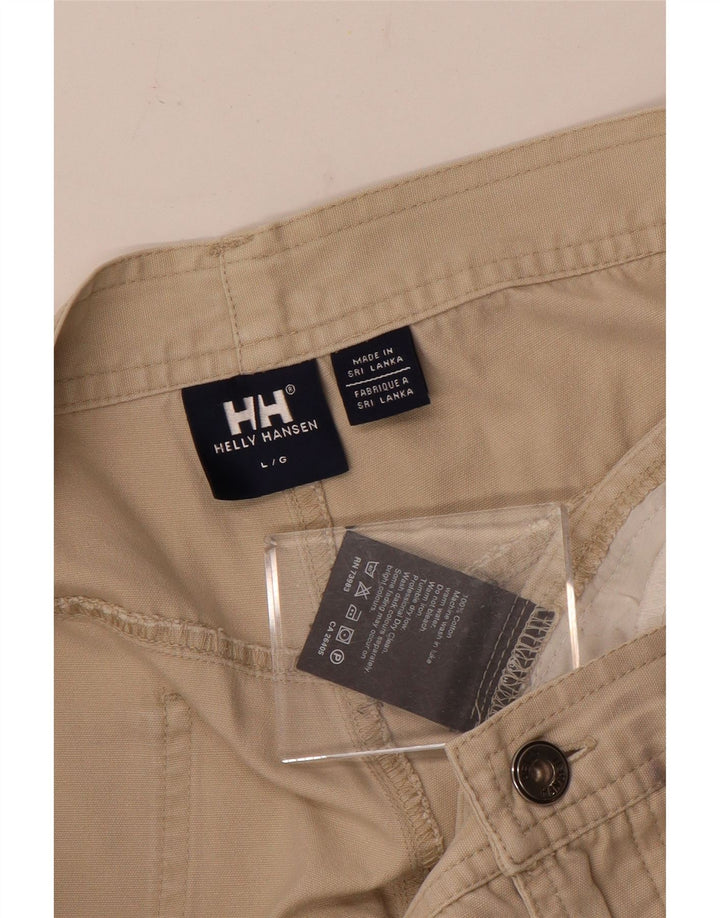 Helly Hansen Bermudas para hombre, talla grande, W34, algodón beige
