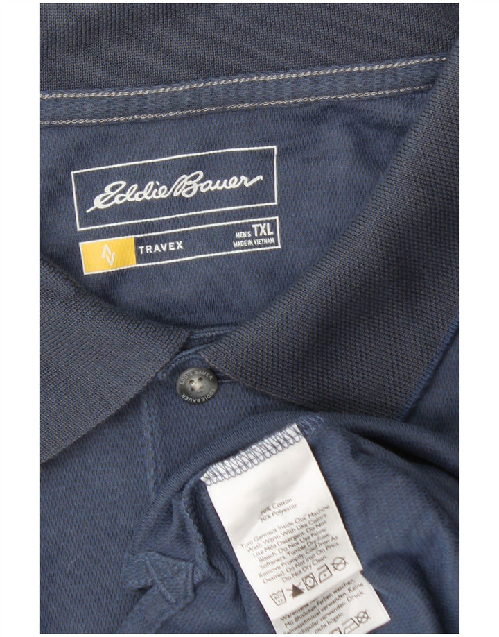 EDDIE BAUER Polo Hombre XL Algodón Azul