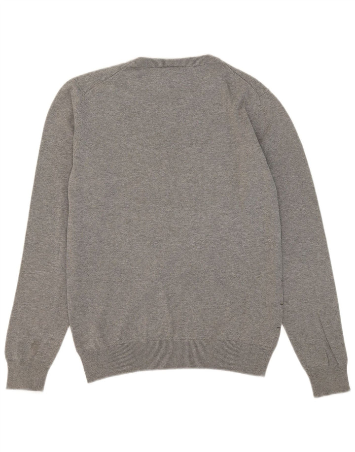 Puma Suéter De Cuello Redondo Para Hombre Gris Medio A Rayas