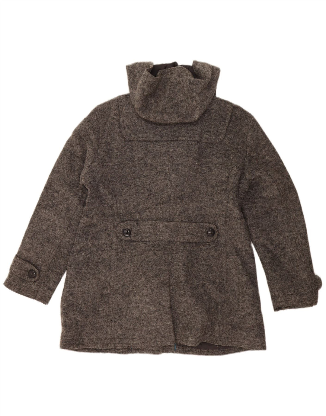 ESPRIT Trenca con capucha para mujer UK 40 XL Lana gris