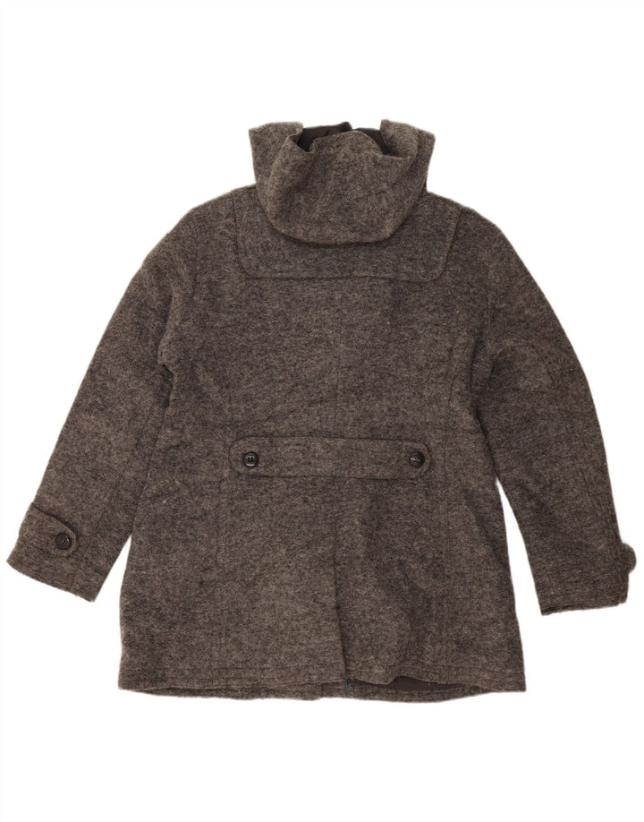 ESPRIT Trenca con capucha para mujer UK 40 XL Lana gris