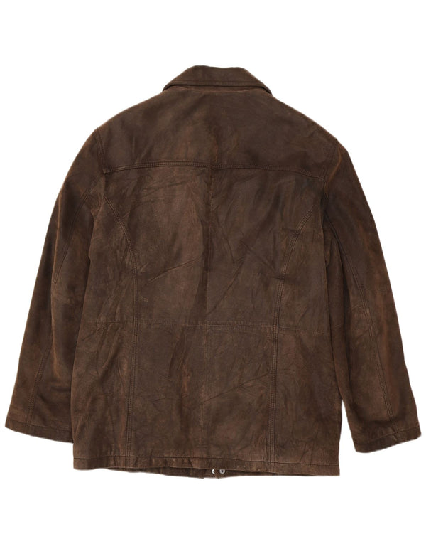 Canda Chaqueta de cuero para hombre EU 54 2XL Cuero marrón