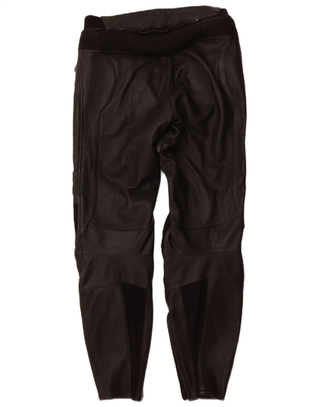 POLO Hombre Moto Racer Pantalones de Cuero IT 50 Large W30 L29 Cuero Negro