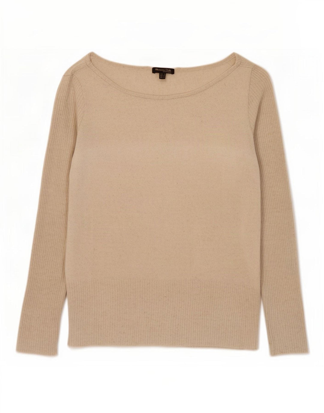 Massimo Dutti Blusa Mujer Top UK 10 Small Beige