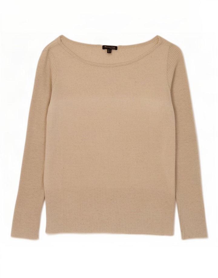 Massimo Dutti Blusa Mujer Top UK 10 Small Beige
