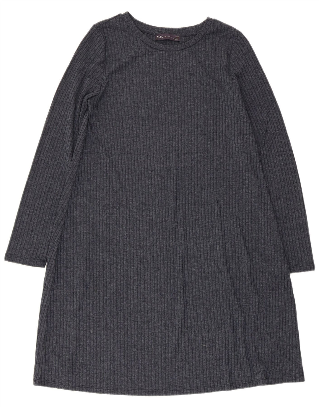 Marks & Spencer Vestido tipo jersey para mujer UK 10 Pequeño Poliéster azul marino