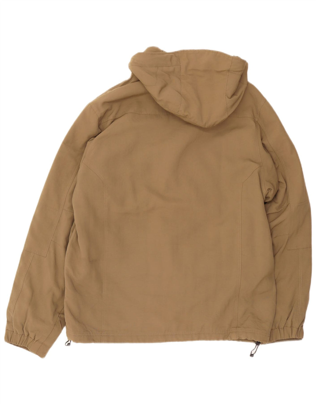 Woolrich Chaqueta cortavientos con capucha para hombre UK 40 Large Khaki Nylon