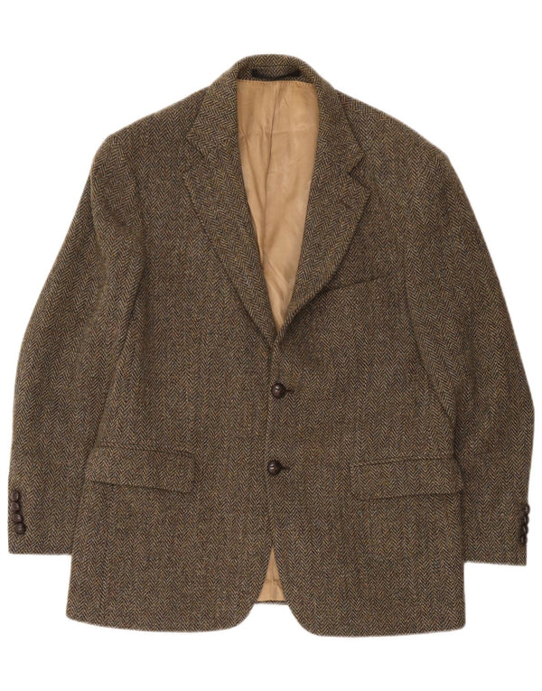 Marks & Spencer Chaqueta tipo blazer Harris Tweed para hombre Reino Unido 40 Verde mediano