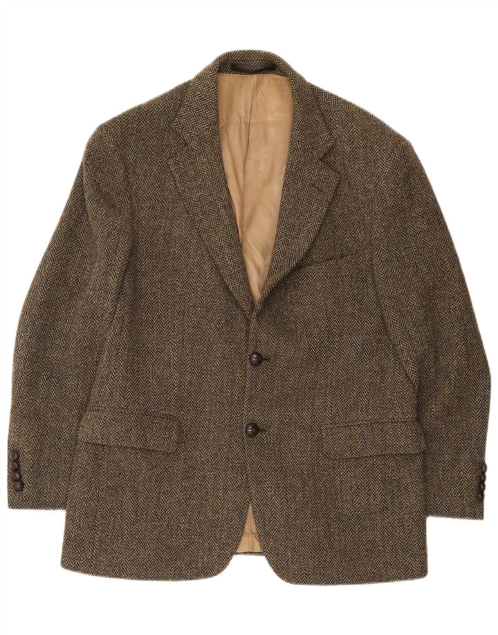 Marks & Spencer Chaqueta tipo blazer Harris Tweed para hombre Reino Unido 40 Verde mediano