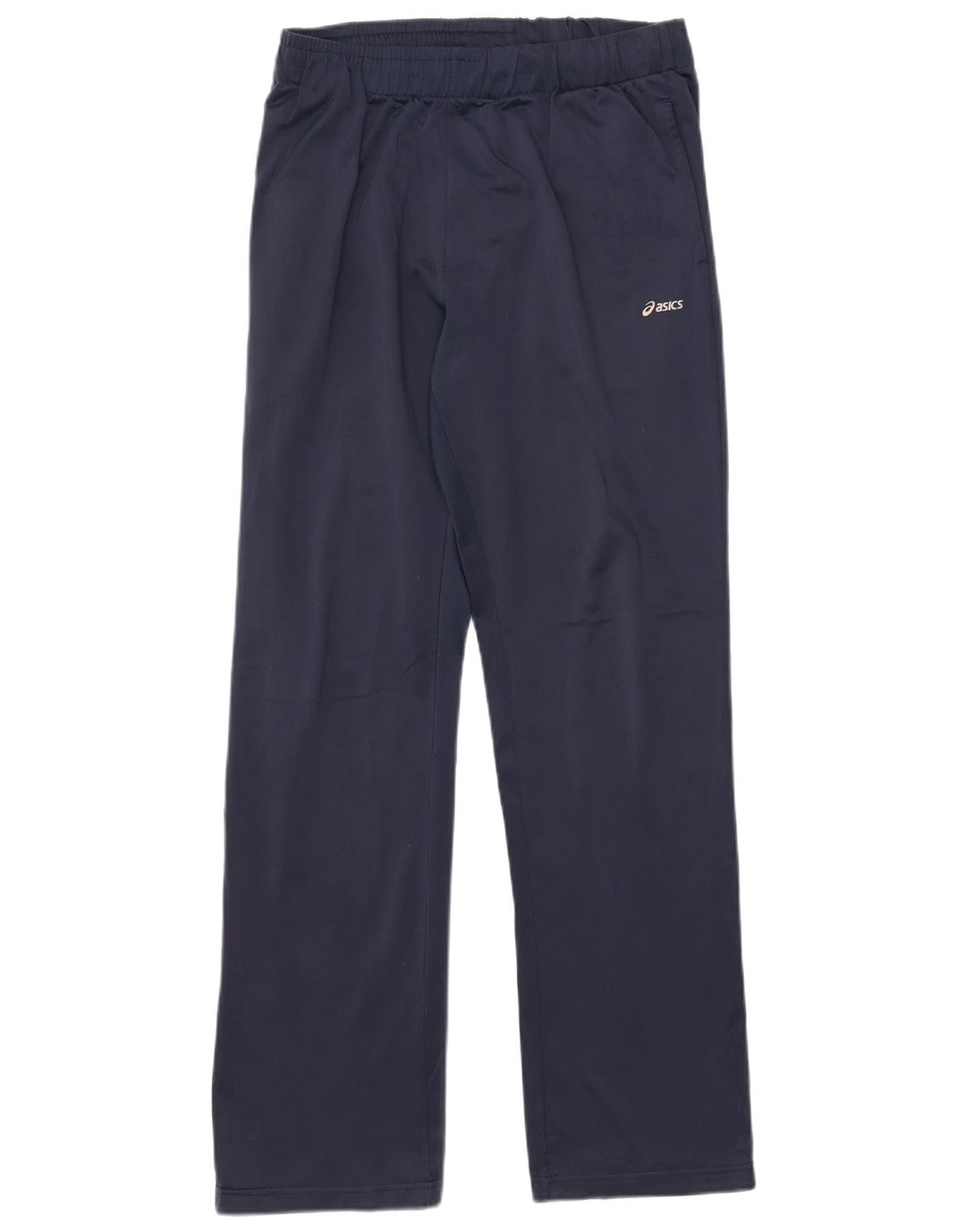 ASICS Pantalones de chándal para hombre grande azul marino
