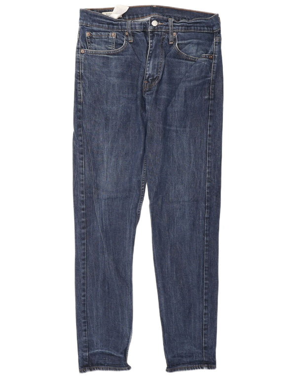 Levi's Hombre 511 Tapered Slim Jeans W32 L32 Algodón Azul