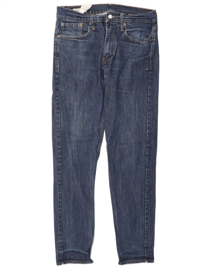 Levi's Hombre 511 Tapered Slim Jeans W32 L32 Algodón Azul