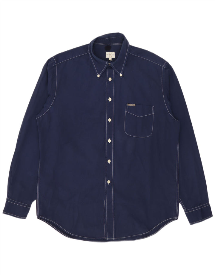 Camisa Calvin Klein Jeans Hombre Azul Marino Mediano