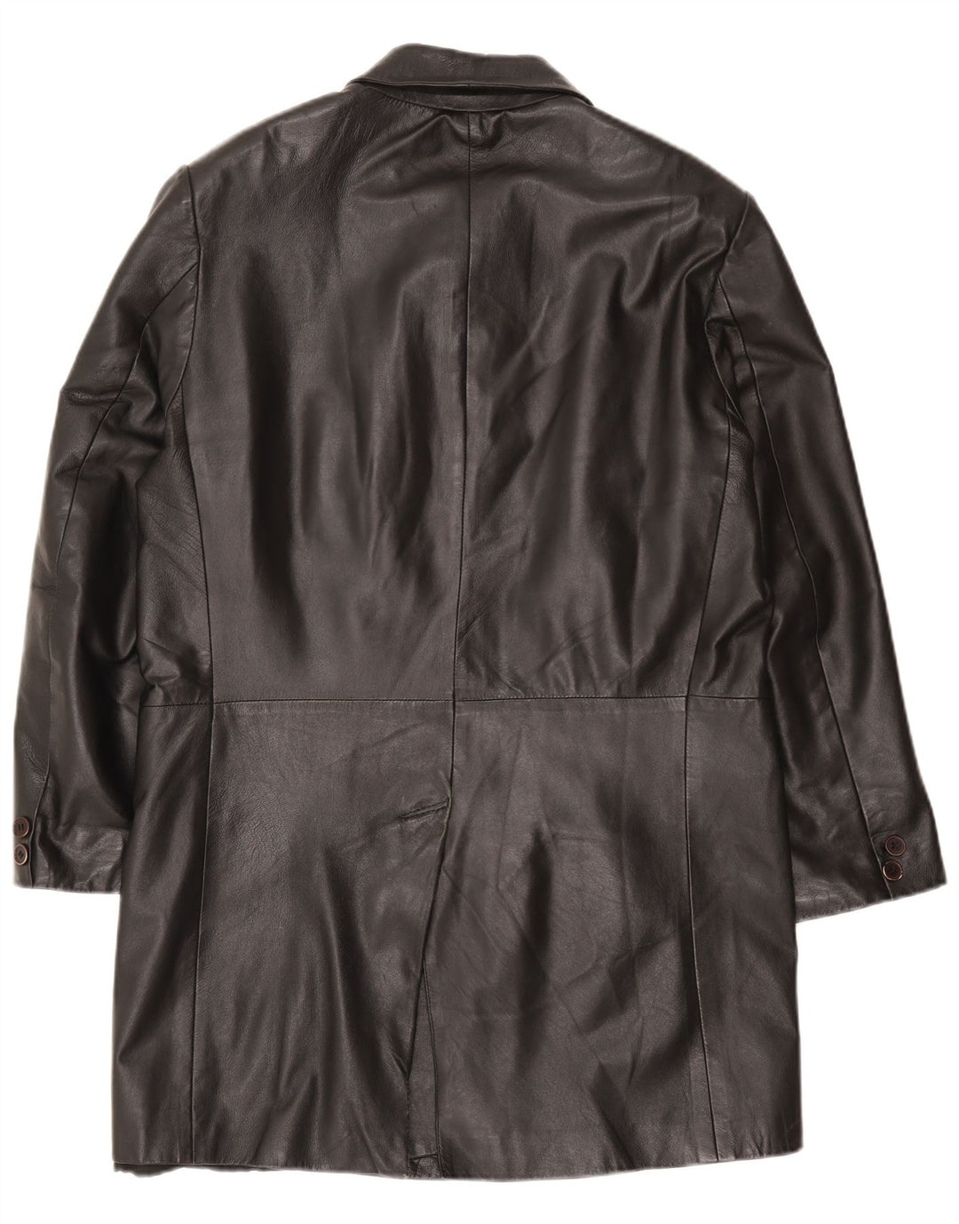 Conbipel Abrigo de cuero Free Heron para hombre IT 48 Cuero negro mediano