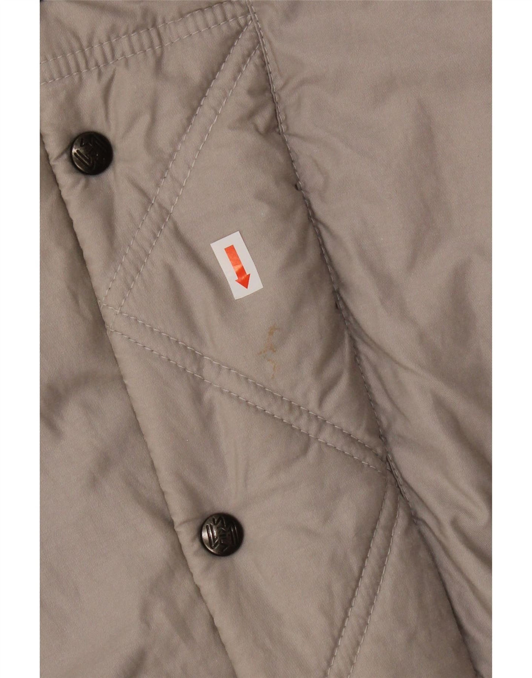 Skila Chaqueta acolchada con capucha para hombre EU 50 Large Gris Algodón