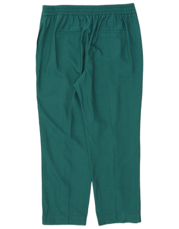 Marks & Spencer Pantalones casuales cónicos para mujer UK 46 Large W34 L27 Azul