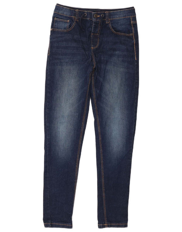 Marks & Spencer Boys Skinny Jeans 12-13 Years W28 L28 Blue Cotton