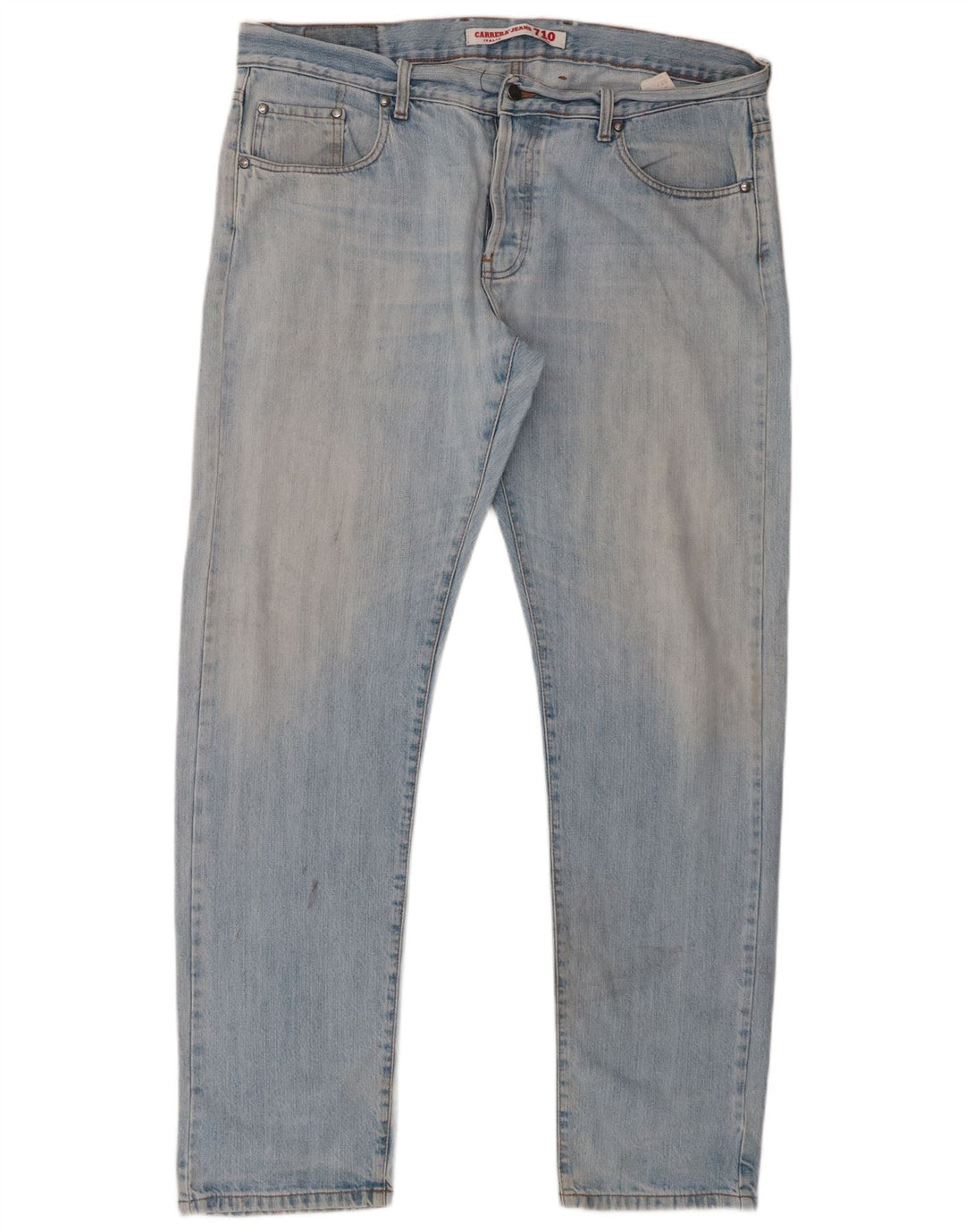 Carrera Mens 710 Slim Jeans W40 L33 Algodón Azul