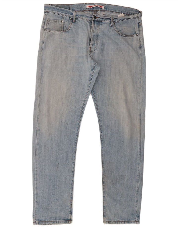 Carrera Mens 710 Slim Jeans W40 L33 Algodón Azul