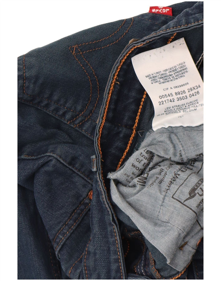 LEVI'S Jeans 545 Bootcut para mujer W29 L34 Algodón azul marino