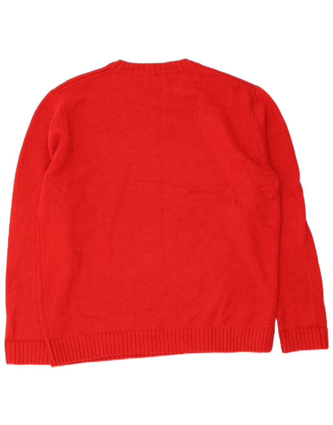 Zara Hombre Jersey Cuello Redondo Jersey XL Rojo