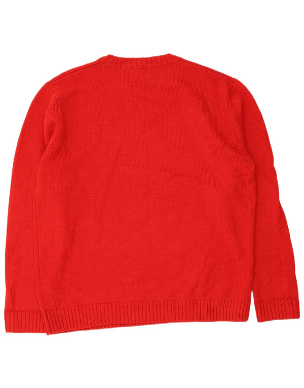 Zara Hombre Jersey Cuello Redondo Jersey XL Rojo