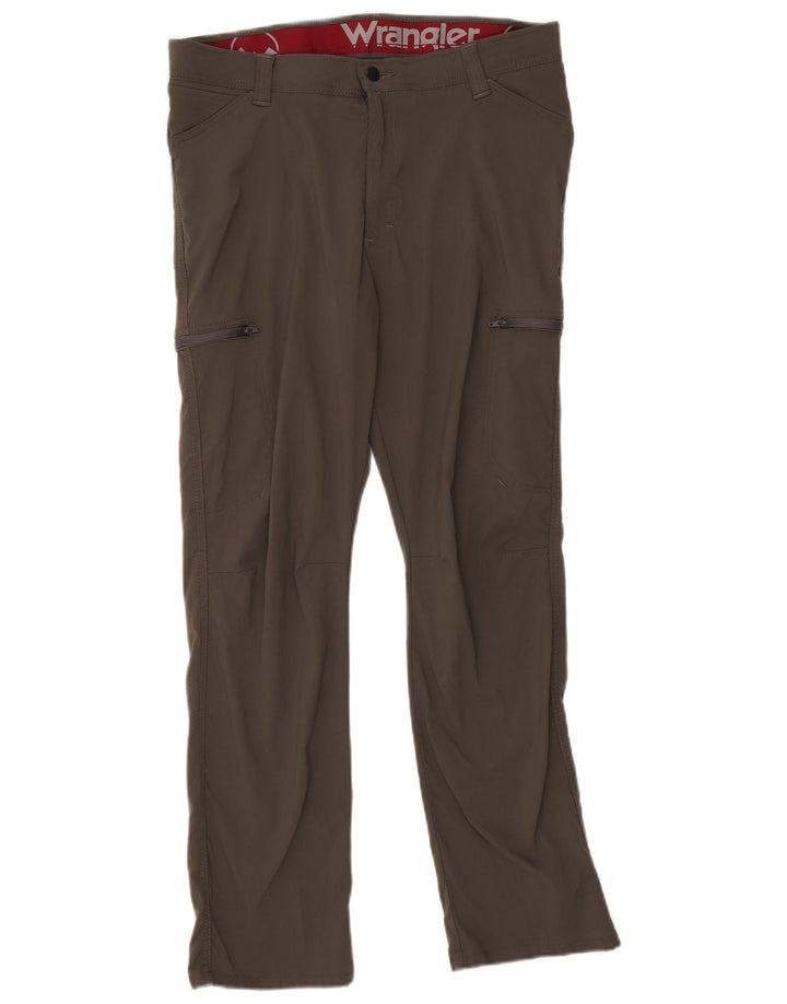 Wrangler Pantalones cargo ajustados para hombre W36 L30 Nylon gris