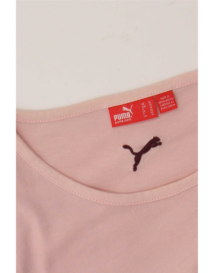 Puma - Sudadera gráfica para mujer, talla 40, talla grande, color rosa