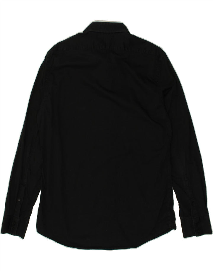 JULES Mens Shirt Size 41/42 Large Black Vintage Jules and Second-Hand Jules from Messina Hembry 