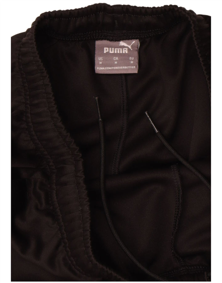 Pantalones De Chándal Puma Hombre Negro Mediano Poliéster Color Block