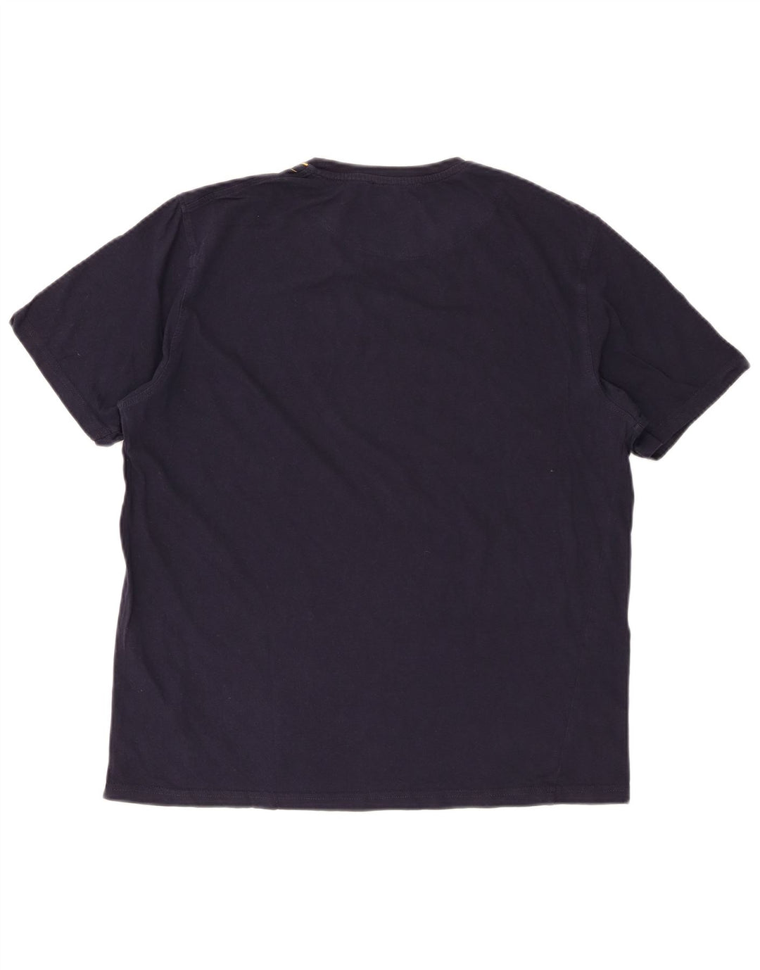 Trussardi Hombre Camiseta Gráfica Top XL Azul Marino Algodón