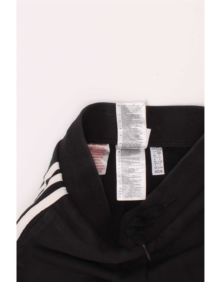 Adidas Pantalones cortos deportivos para niños 4-5 años Negro Algodón