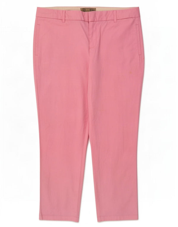 Pantalones cortos para mujer Fat Face UK 40 Large W33 L25 Algodón rosa