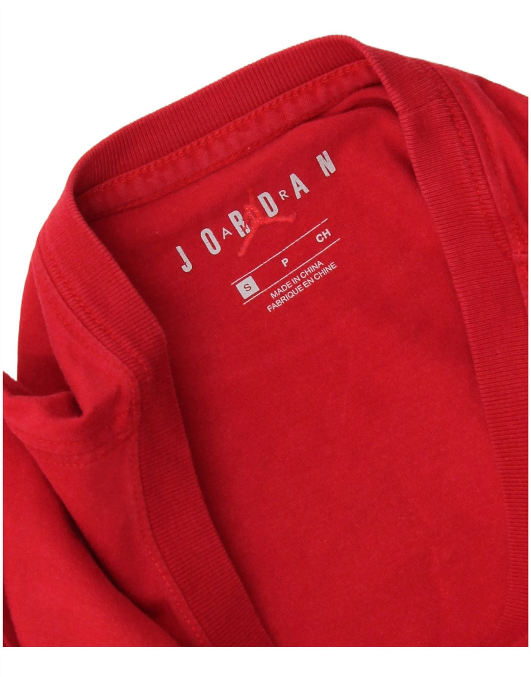 Jordan - Camiseta gráfica para hombre, talla pequeña, color rojo