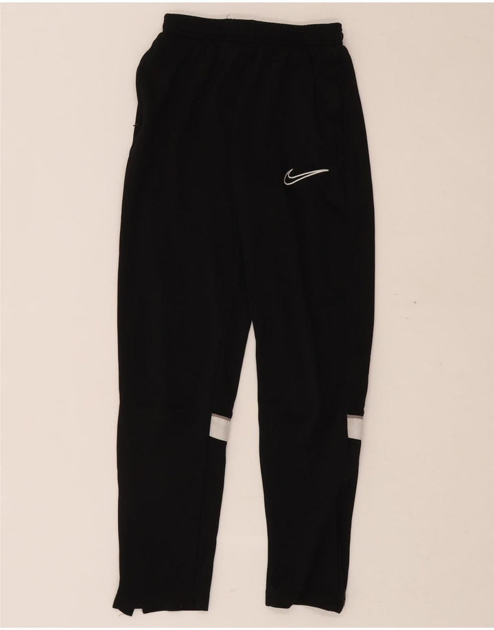 NIKE Pantalones de chándal para niño 12-13 años Grande Negro Colorblock Poliéster
