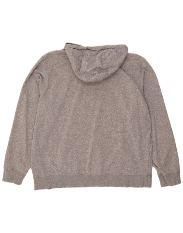 New Balance Jersey con capucha gráfica para hombre 2XL Algodón gris