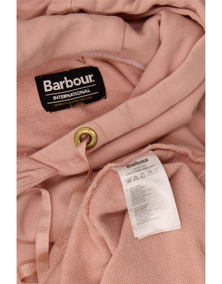 BARBOUR Jersey con capucha para mujer UK 12 Algodón rosa medio
