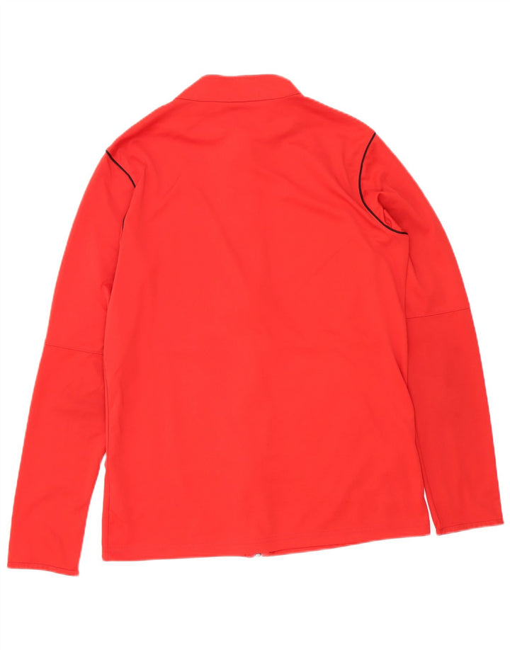 Nike Hombre Dri Fit Chándal Top Chaqueta Mediano Rojo Poliéster