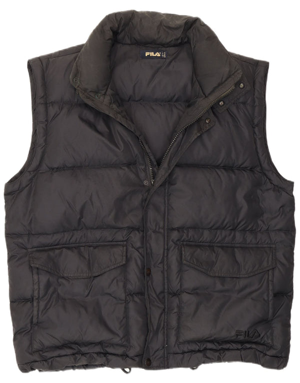 Fila Chaleco acolchado para hombre IT 52 XL Poliamida negra
