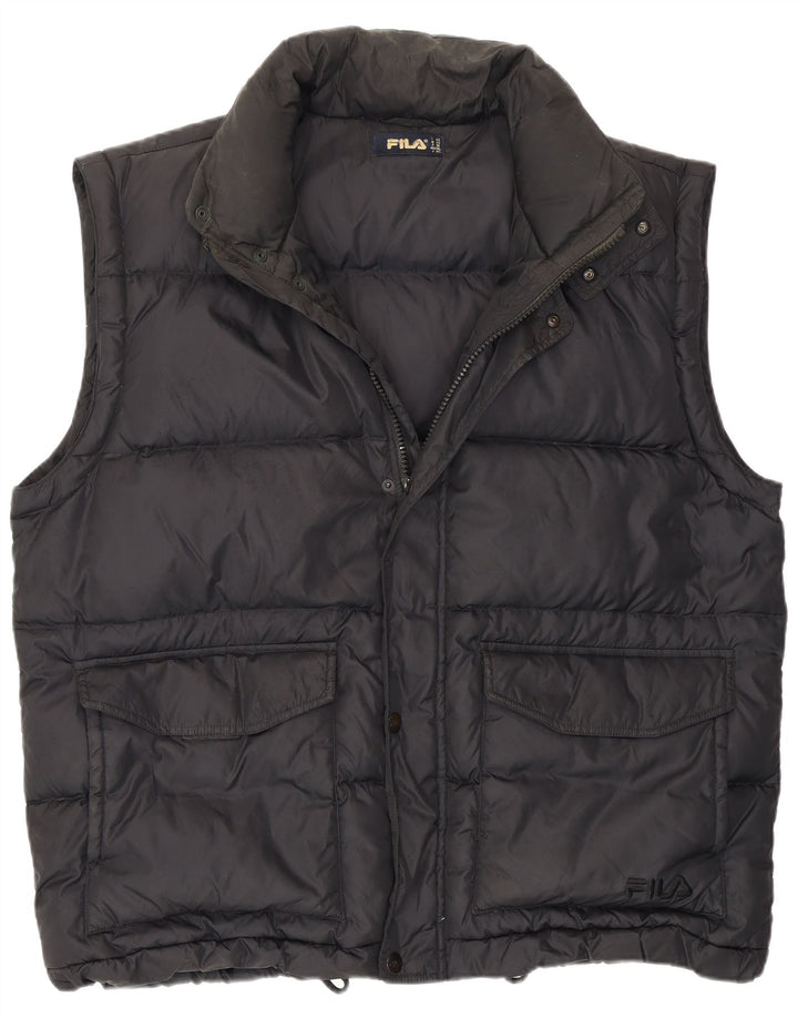 Fila Chaleco acolchado para hombre IT 52 XL Poliamida negra