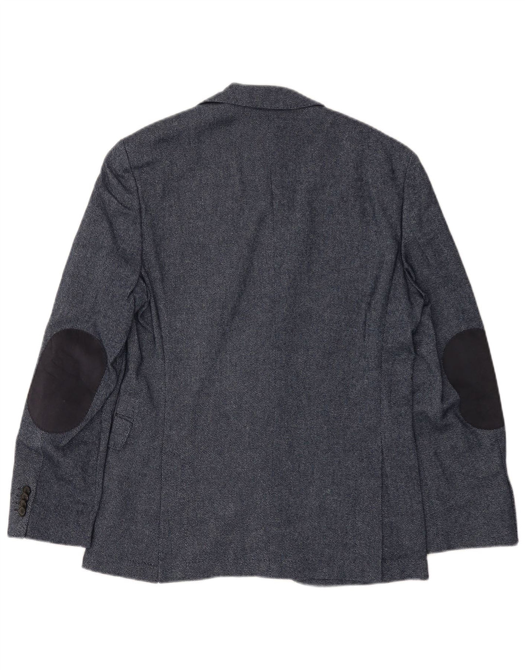 HUGO BOSS Chaqueta tipo blazer de 2 botones para hombre EU 46 Small Lana azul marino