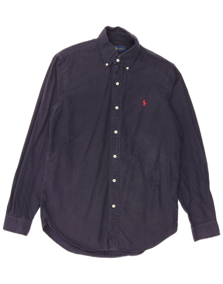 RALPH LAUREN Camisa Hombre Pequeña Azul Marino Algodón