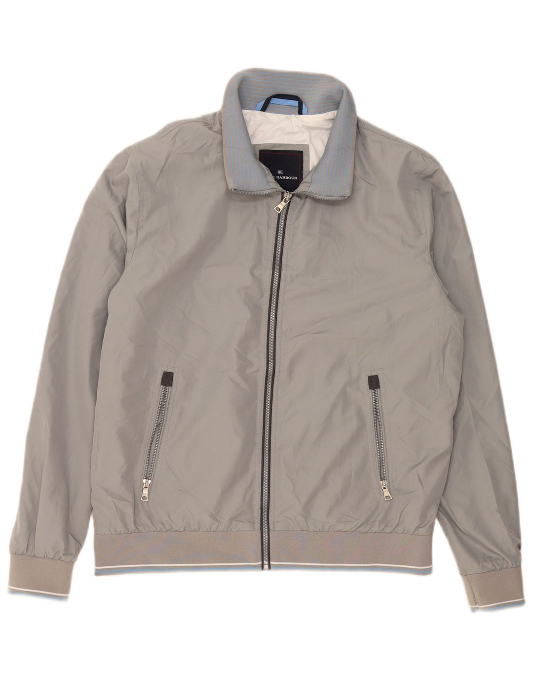 Marks & Spencer Chaqueta Bomber para Hombre UK 38 Poliéster Gris Medio